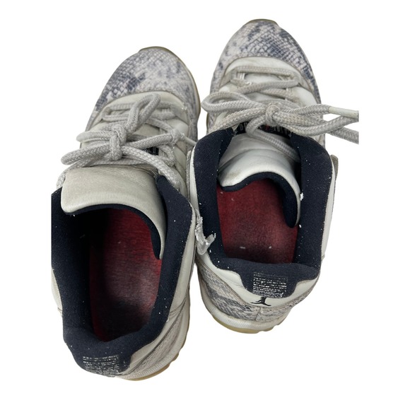Jordan 11 Retro Low Snake Light Bone Shoes Mens 8 - Picture 7 of 8